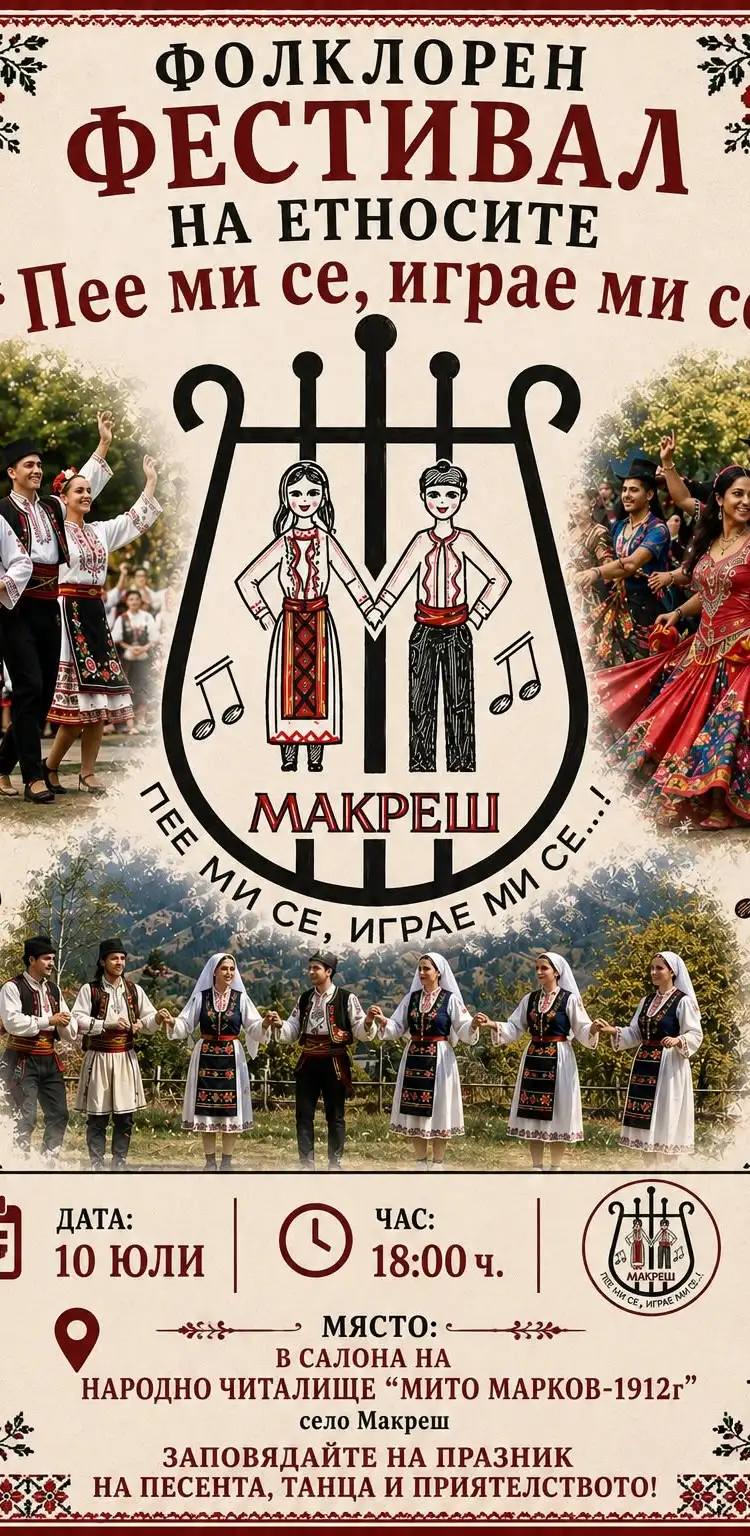 Фолклорен събор на етносите „Пее ми се, играе ми се“ 2026