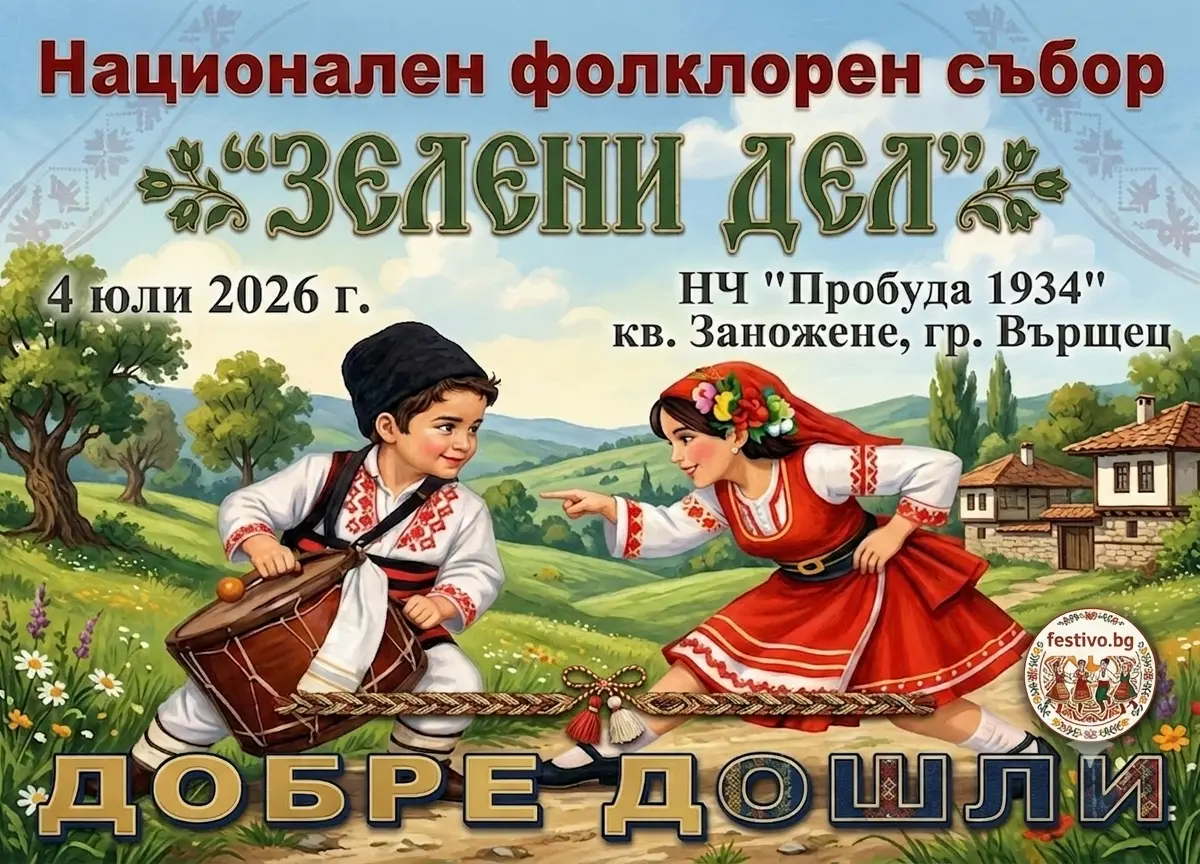 Фолклорен събор „Пей, танцувай и на ‘Зелени дел’ се любувай”