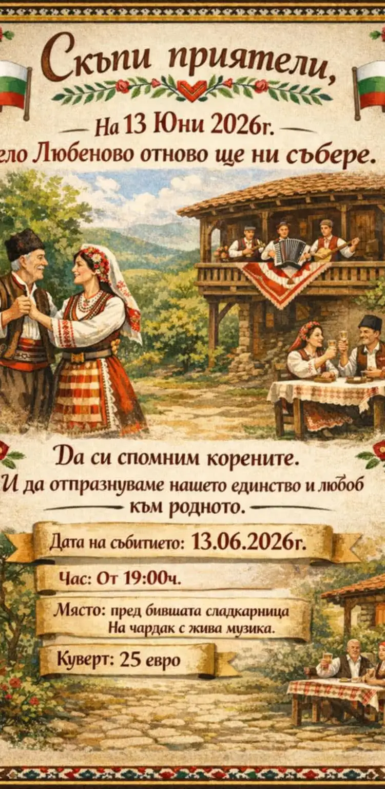 Събор Любеново 2026